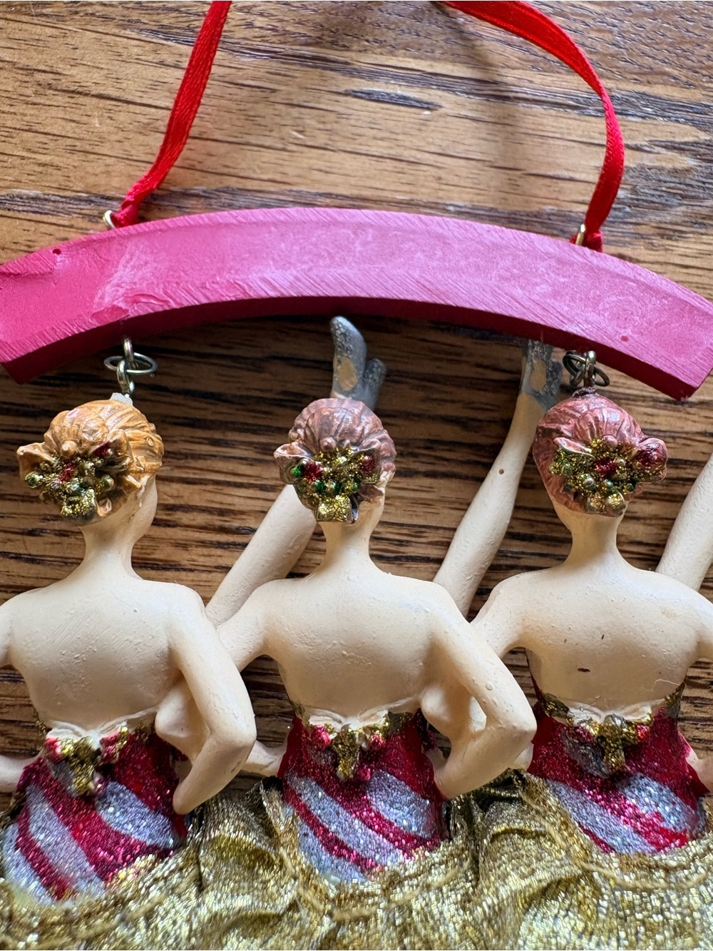 2007 3 Kicking Candy Cane Radio City Rockettes Christmas Ornament- 75th Ann. - Picture 10 of 16